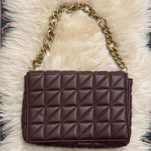 Zara Quilted Faux Leather Bag